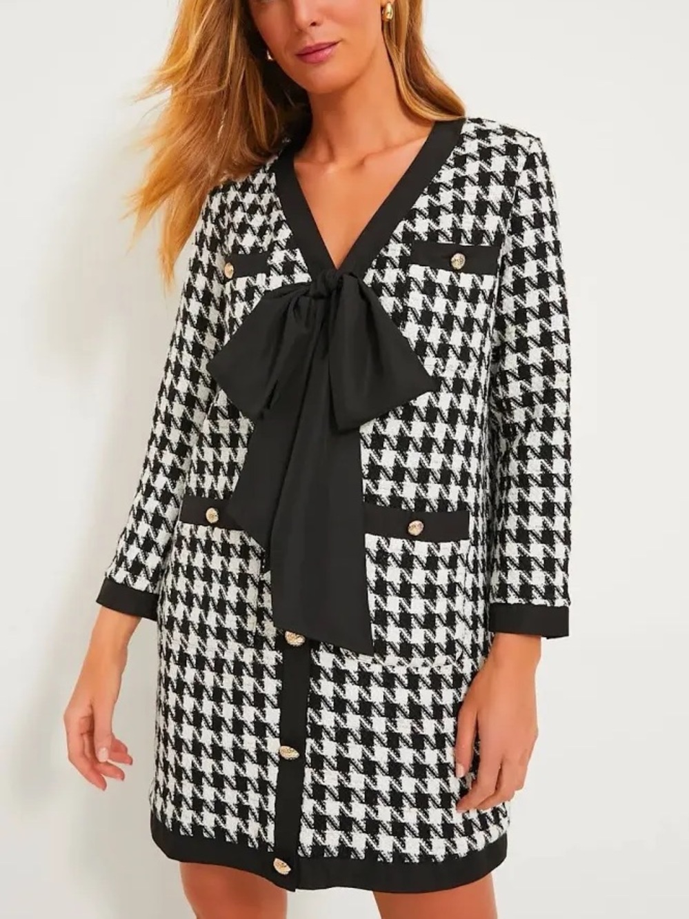 Tuckernuck - Pomander Place Coco Houndstooth Dress / Size Small